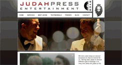 Desktop Screenshot of judahpressentertainment.com